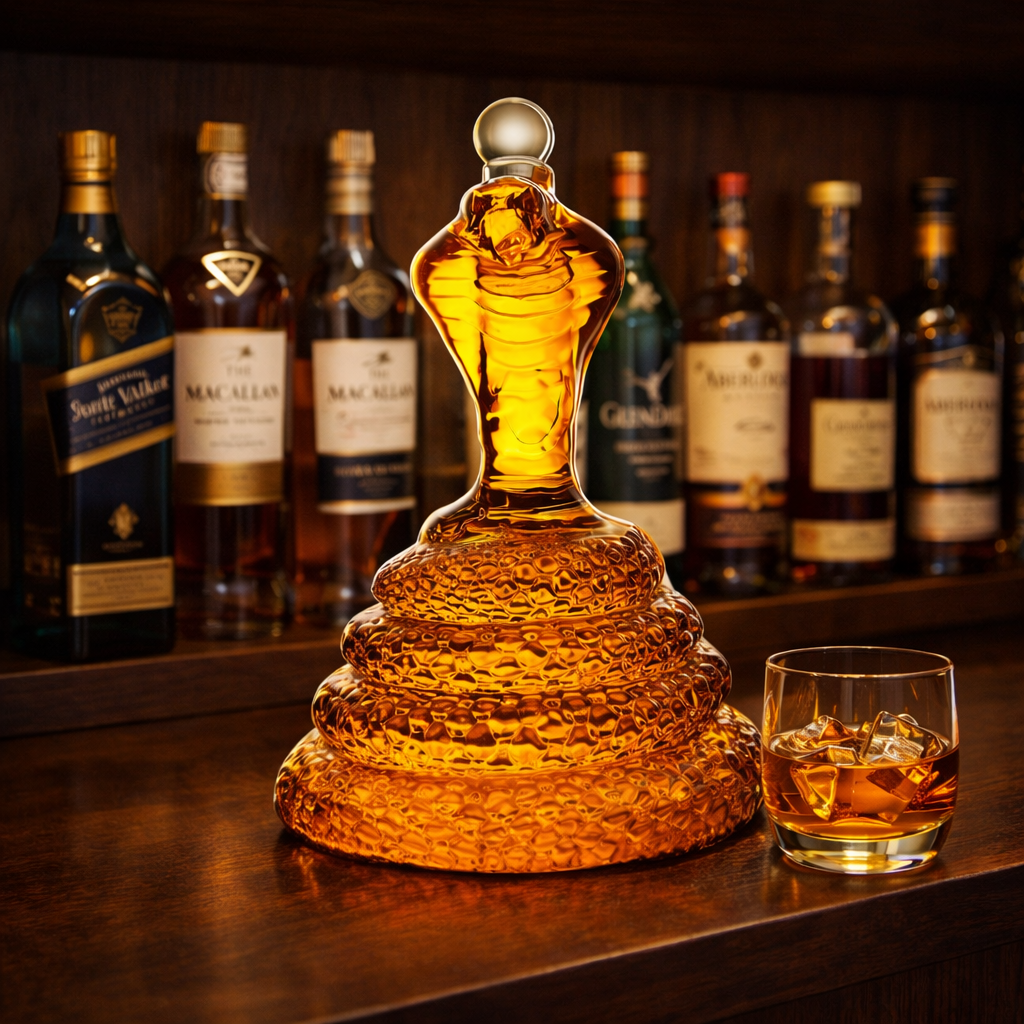 Whisky Decanteerder - Cobra Editie
