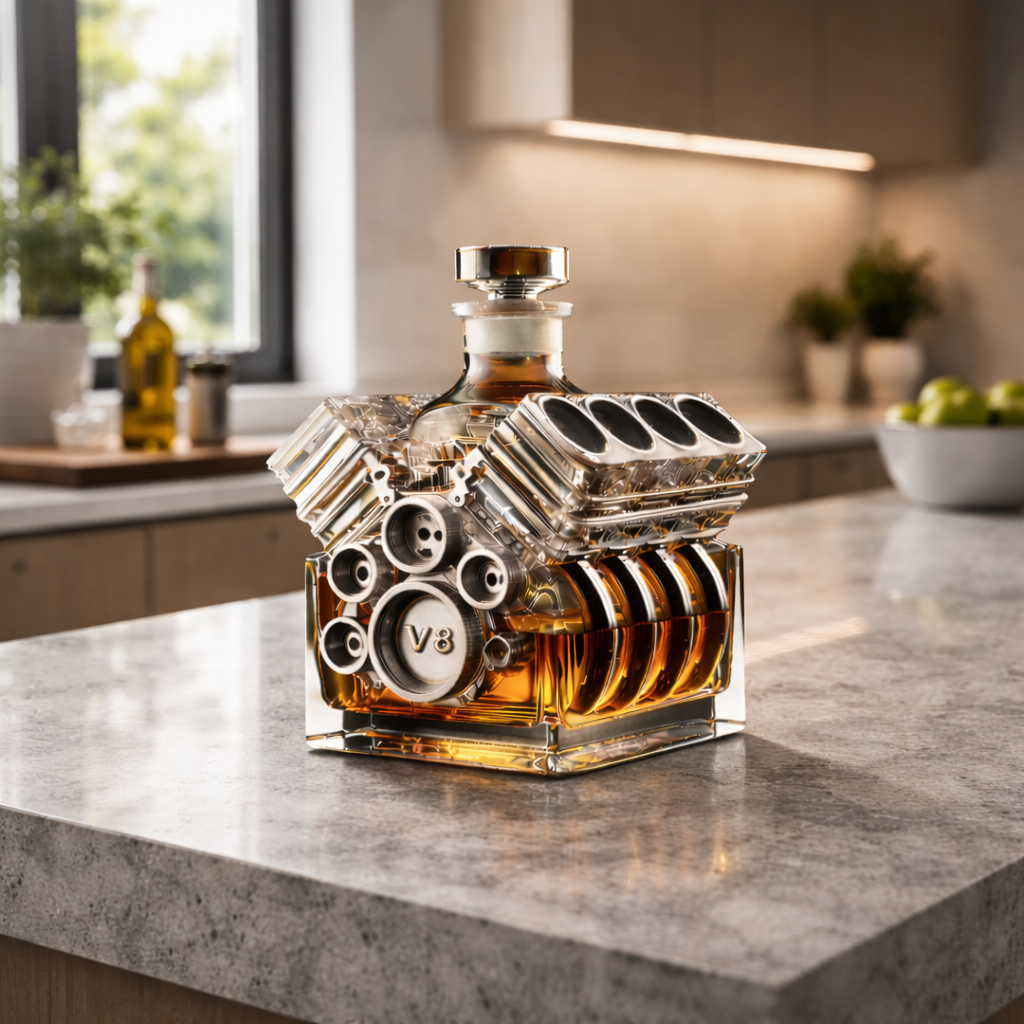Whisky Decanteerder - V8 Motor Editie