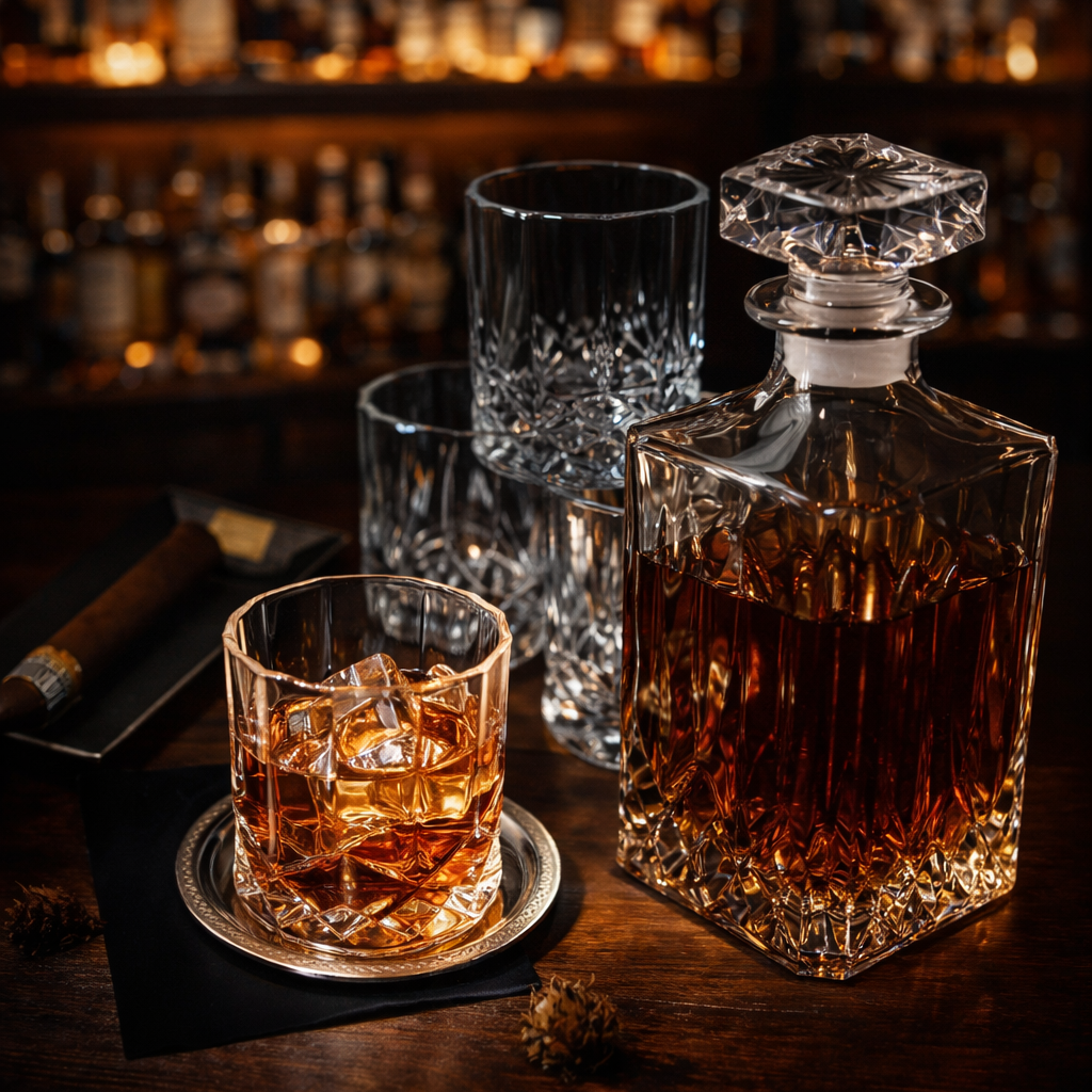 Whisky Decanteerfles - Set met Fles en Glazen