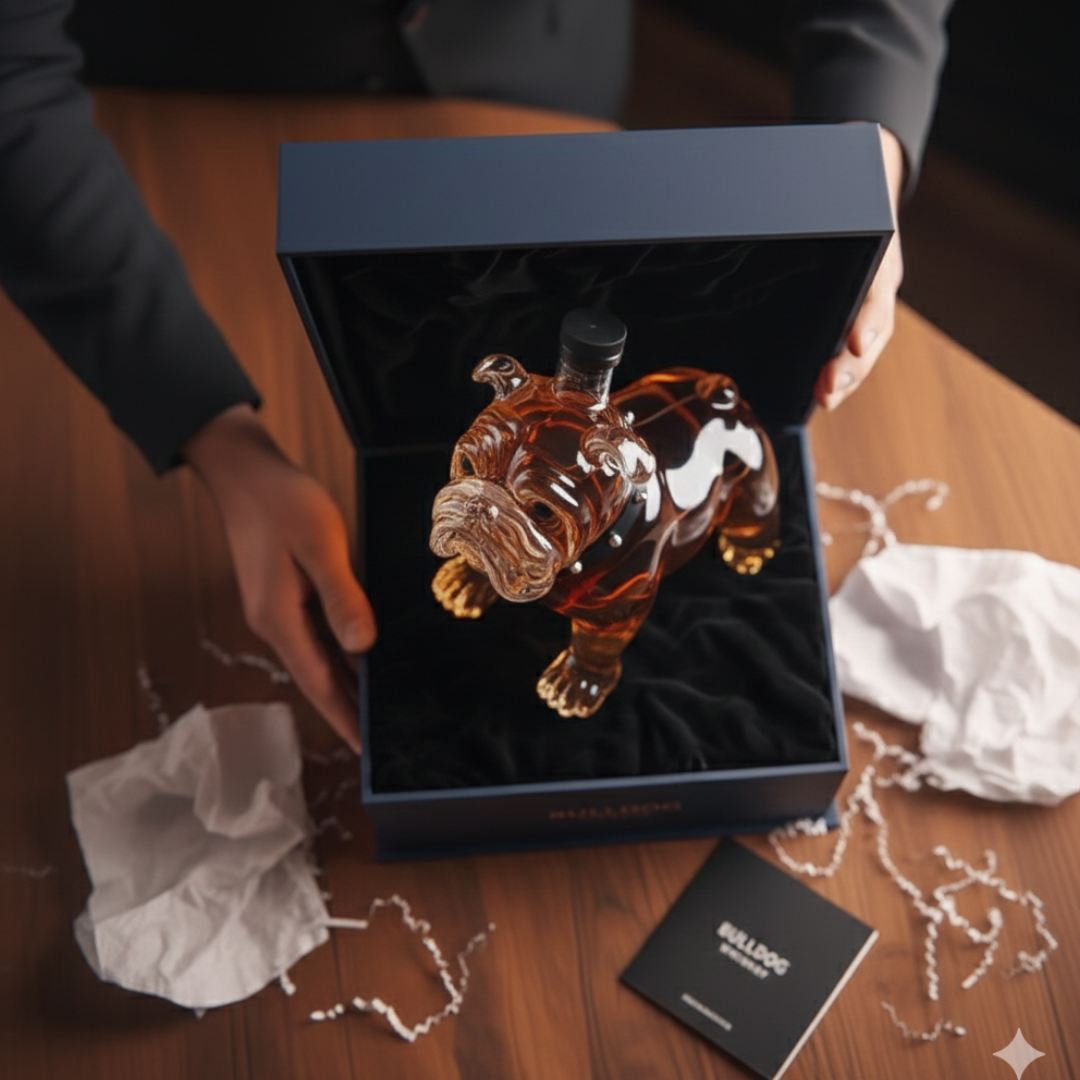 Whisky Decanteerder - Bulldog Editie