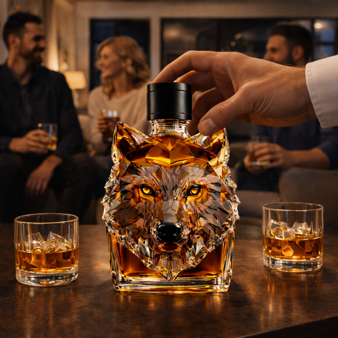 Whisky Decanteerder - Wolf Editie