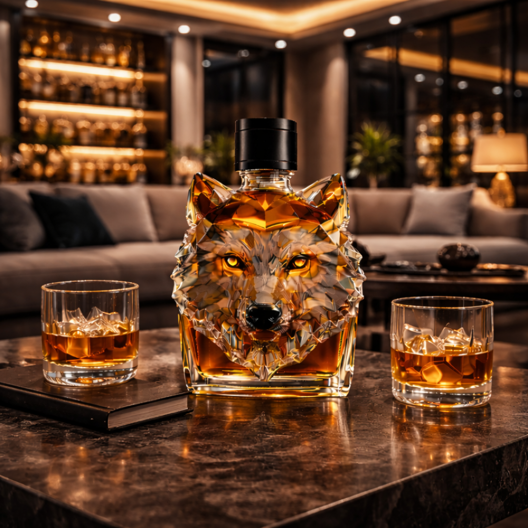 Whisky Decanteerder - Wolf Editie