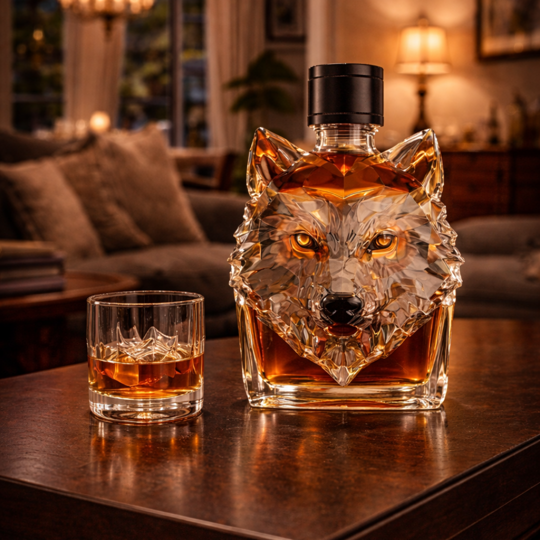 Whisky Decanteerder - Wolf Editie
