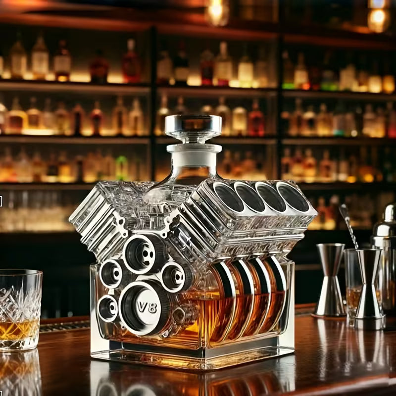 Whisky Decanteerder - V8 Motor Editie