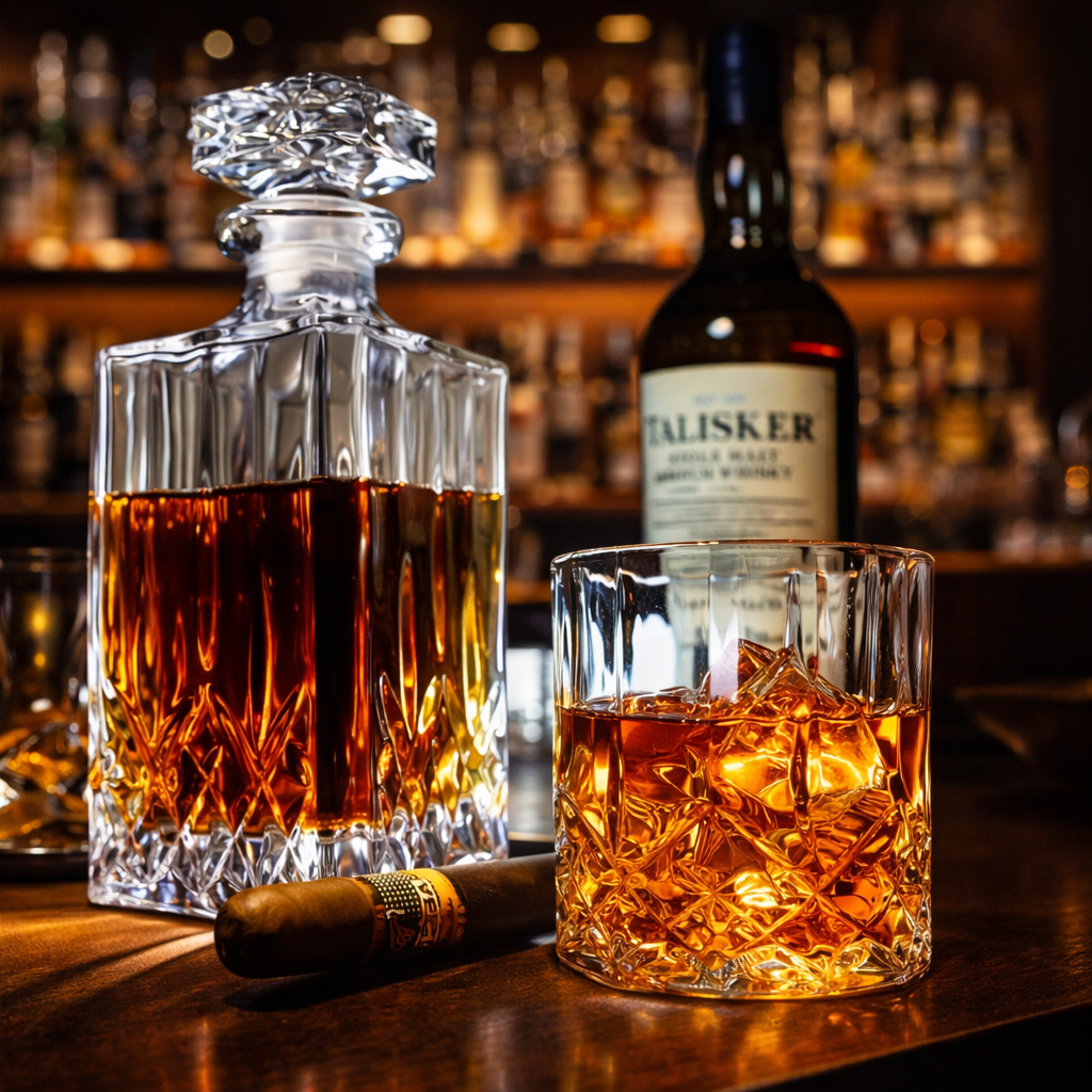 Whisky Decanteerfles - Set met Fles en Glazen